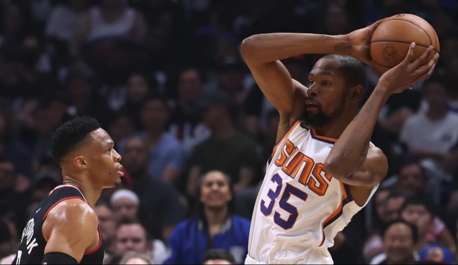  杜兰特关键中投锁定胜局太阳击败快船队